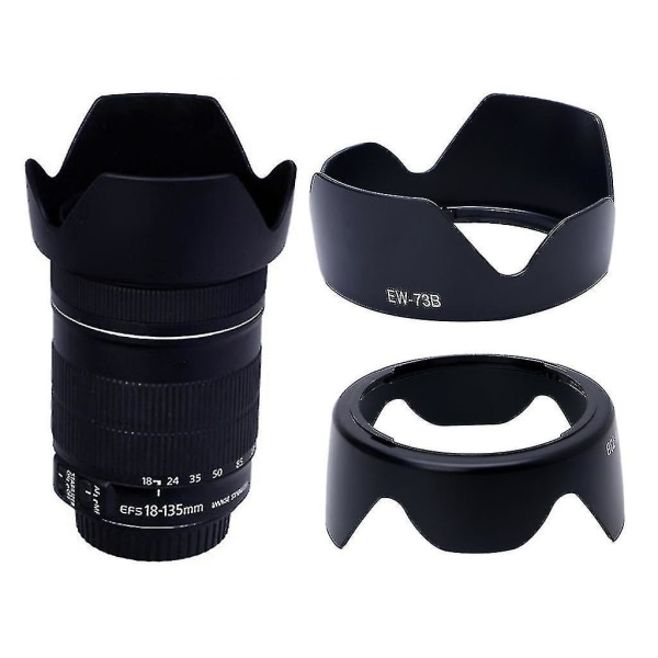 Ew-73b kameralinsedeksel for Canon Ef-s 18-135 mm F3.5-5.6 Is