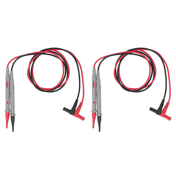 Bananstik Testledninger - 1000V 10A, Guldbelagt Nåleprobe, Hurtig Transmissionshastighed