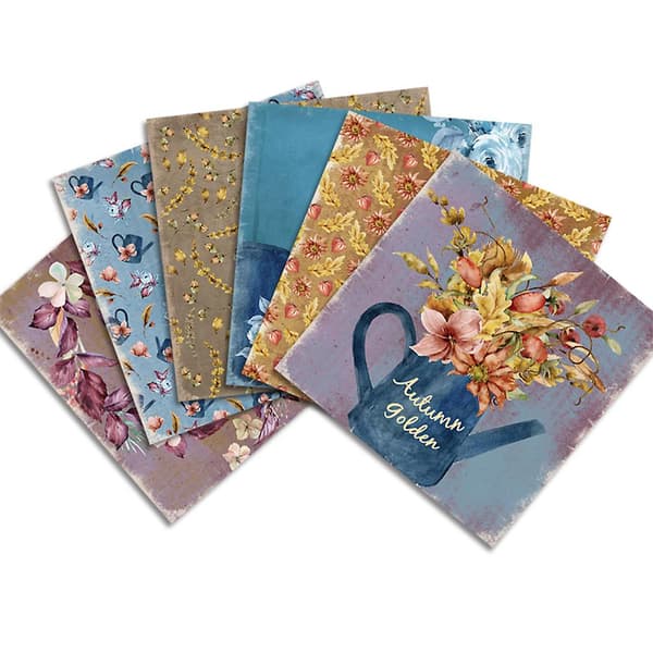 24 stk. 6x6'' efterårsbaggrundsmønster baggrundspapir Scrapbooking-indretning Journal