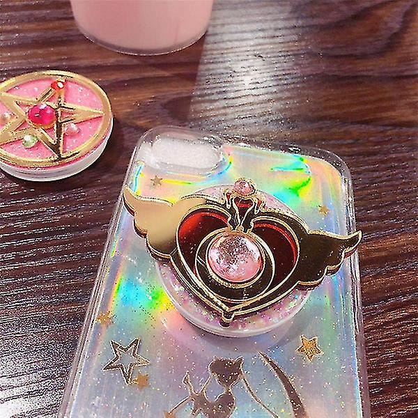 Anime Sailor Moon søte jenter telefonholder finger ring holder mobilstativ, engel