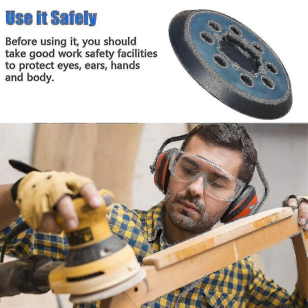 5-tums ersättningsslipdyna kompatibel med Dewalt-dwe6421/6421k, Dwe6423/6423k