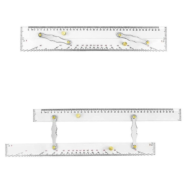 Black Friday Marine Parallel Ruler Clear Scales, Mapping Points To Pull Parallel Ruler 450mm, Nautical Charts Pa