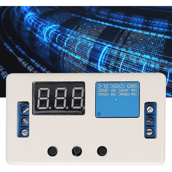 Dc 12v Timer Relay, Digital Automation Timing Timer Timing Relay Switch Programmerbar Timer Med Vanntett Deksel