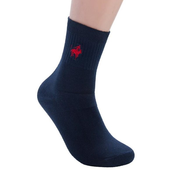 Miesten puuvillaiset klassiset sukat Casual Business Antibakteeriset sukat 5 väriä