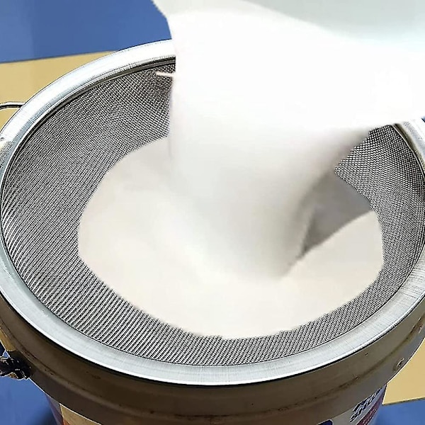 60 Mesh Rustfritt Stål Maling Sil, Passer Til En 5 Gallon Bøtte, Filtrer Urenheter, Enkel Å Rengjøre Og