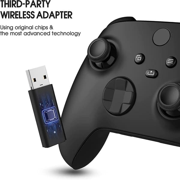 Trådløs Bluetooth-kompatibel adapter for PC, bærbar PC, USB-mottaker, spillkontroller