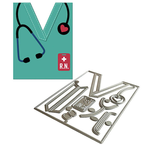 Präglingsstencil DIY Tryckstålform Scrapbook Album Papperskortform