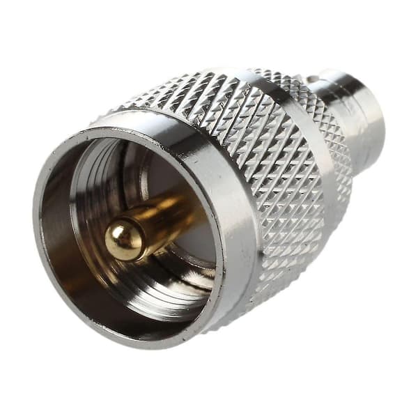 2 st Rf Koaxial Koax Adapter Bnc Hona Till Uhf Hane Pl259