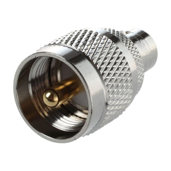 2 stk. Rf Koaksial Koaks Adapter Bnc Hun Til Uhf Han Pl259