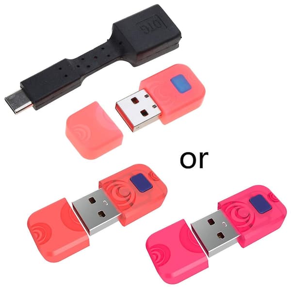 Trådløs USB-kontrolleradapter, gamepadmottaker, støtte for Bluetooth-kompatibel joystickkonverter for