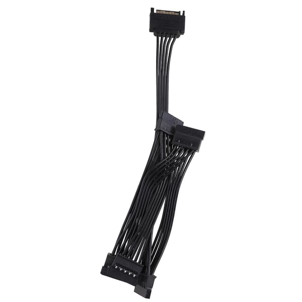 Computer Server Harddisk 15pin Sata Adapter 1 Til 5 Splitter Forlængerkabel