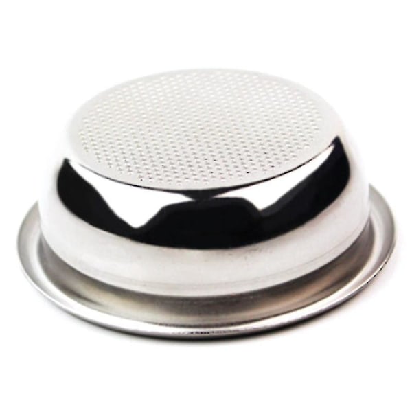 Dubbel kopp pulverskål i rostfritt stål 58 mm, kompatibel med kaffemaskin