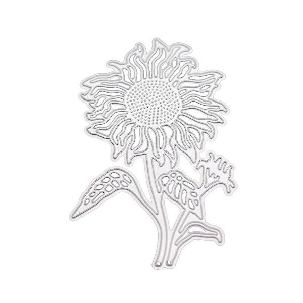 Solsikke Flaske Metal Skæredør Skabelon Scrapbooking Diy Album Stempel Papir Kort Embossing Dekoration Håndværk