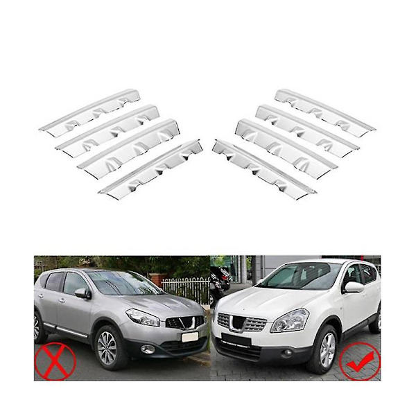 Bil Krom Frontgrillskydd Front Center Trim Passar För J10 2008-2011