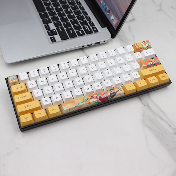124 Anpassade Dunhuang Keycaps Oem Profil Lämplig För Cherry Mx Switch Keyset