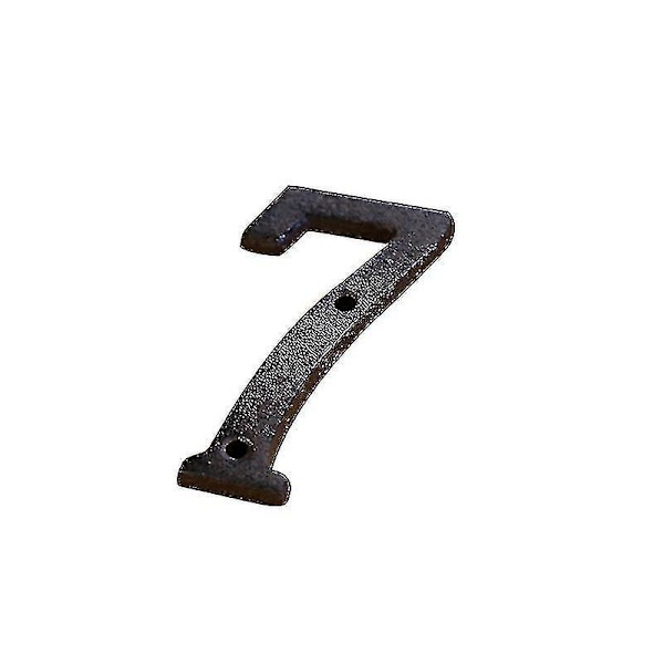 7 Skilt Jern Antikk Metall Dørnummer 0-9 Diy Dekor