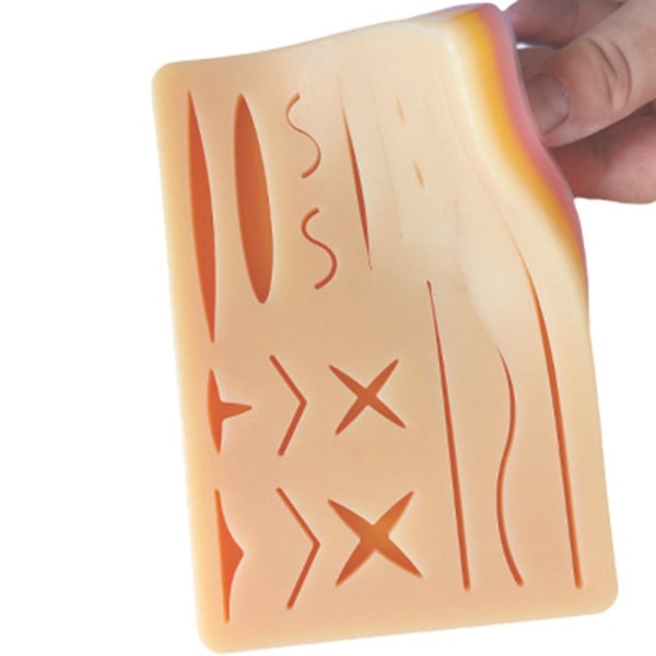 Sutur Practice Kit Suturing Human Skin Medic Al Silikone Training Pad Tool