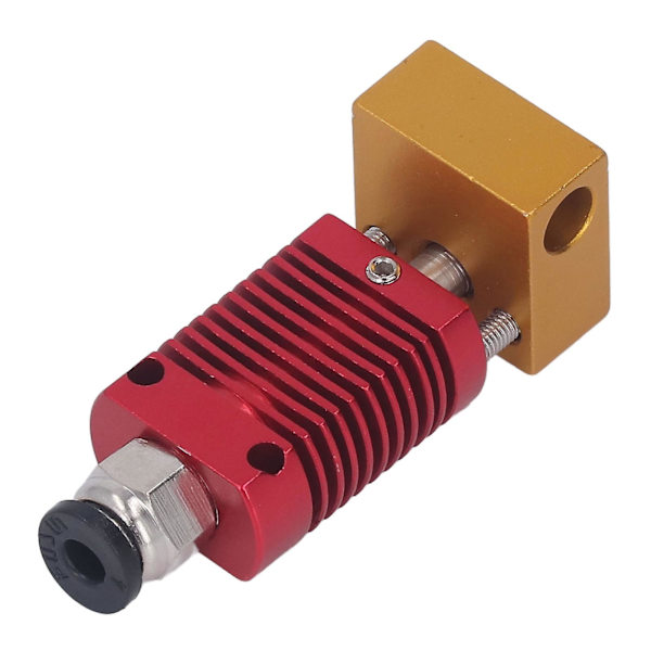 0,4 mm munstycke extruder skrivarhuvud Hotend för 3D-skrivare - Röd
