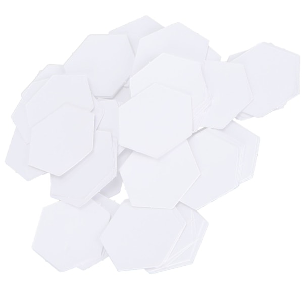 100 stk PatchWork-mal Hex Papir Modellbrett Quilting Sy Håndverk DIY Søm Verktøy (22mm Hex)
