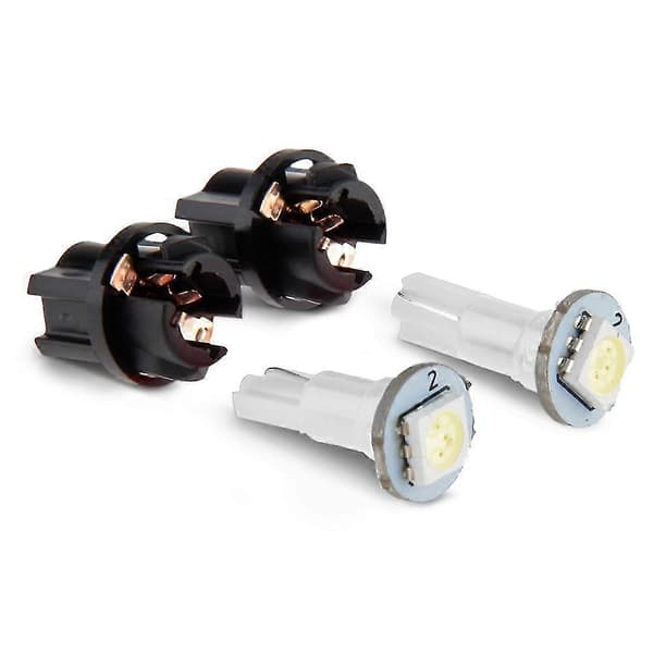 Bil Auto PC74 T5 LED Twist Socket Instrumentpanel Kluster Plug Dash Ljus Mix Glödlampa Grön Röd Blå