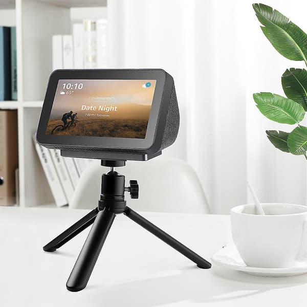 Justerbart stativstativ Fleksibel telefonholder til Echo Show 5 kamerabeslag