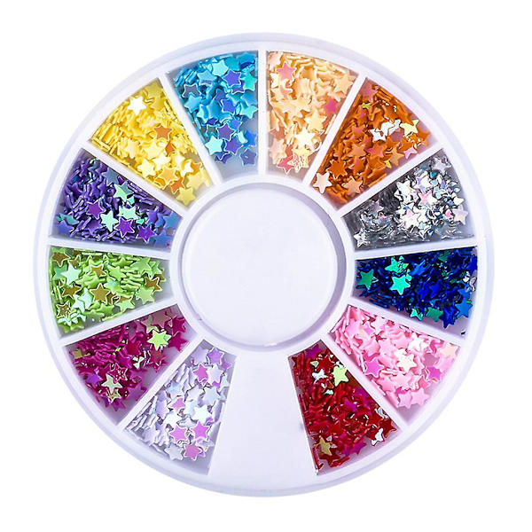 Nagelkonst Rhinestones Nagelkristallpärlor Nagelkonst Pärlor Färgglada