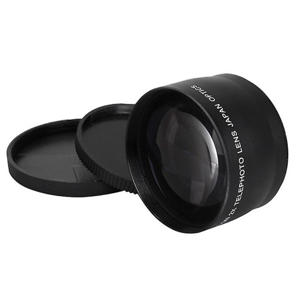 58mm 2x Telephoto Lens Tele Converter För 18-55mm