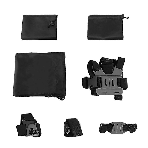 120 Tarvikkeen Paketti Pää Rinta Monopodi Pyörä Surffaus Kiinnitys GoPro Hero 5 4 3+3 WS