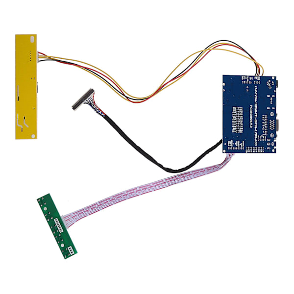 Hdmi-kompatibel Dvi+vga Lcd Led-skärmkontrollerkortdrivrutin 1280x800