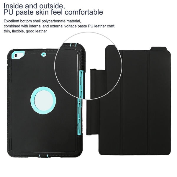 Vaaleansininen Smart Cover + iskunkestävä case Apple Ipad Pro 9.7:lle