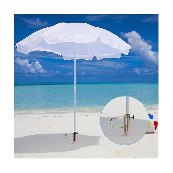 2 stk Patio Paraply Stand Holder Strand Paraply Sand Anker Metal Strand Paraply Holder Til Beach U