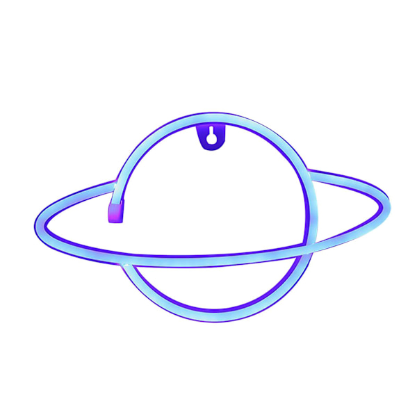 LED Planet Neonljus Universumsformade Dekorationer Net Red Dekoration Nattlampa