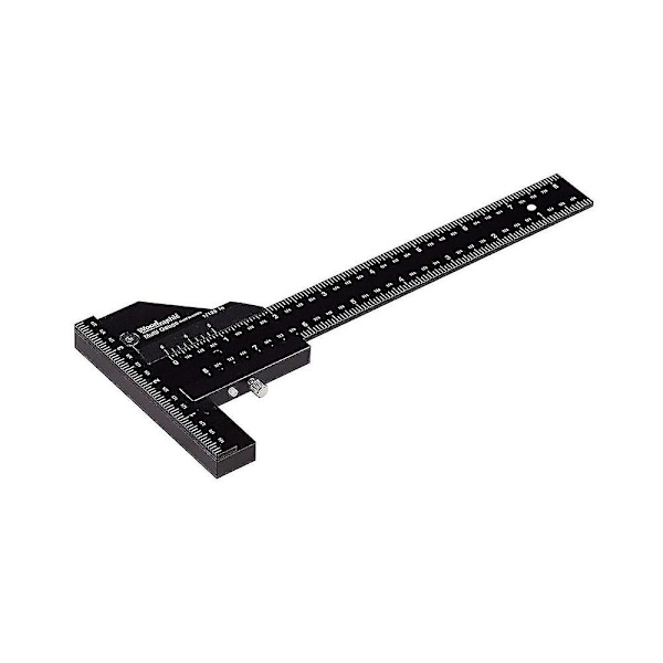 Træbearbejdning Multifunktionel Afmærkningsskala T-Lineal 280mm Måleskala Afmærkningssværktøj