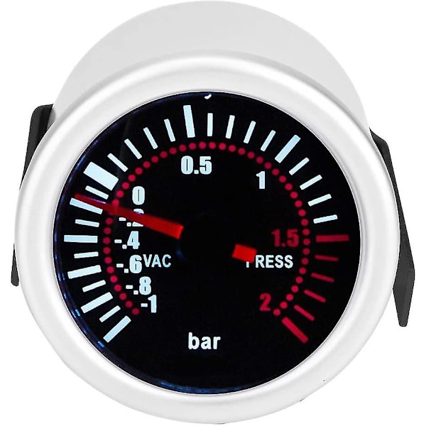 Psi-måler, Universal bil 12v Turbo Boost-måler Gauge Kit, 12v Led Turbo-måler Turbo-måler Relog Turbo-trykmåler Turbo-trykmåler+turbo-tryk