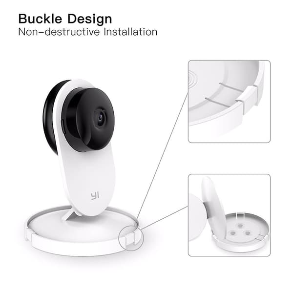 Veggmontert brakettholder passer til Mi/yi for Smart Home sikkerhetskamera tilbehør