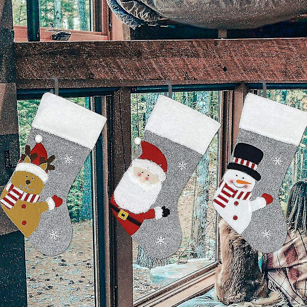 Jultomteluva Jultomteluva Jultomteluva Jultomteluva Jultomteluva X-mas Holiday Hat Tjock plysch Jultomtehuvudband Juldekoration till jul