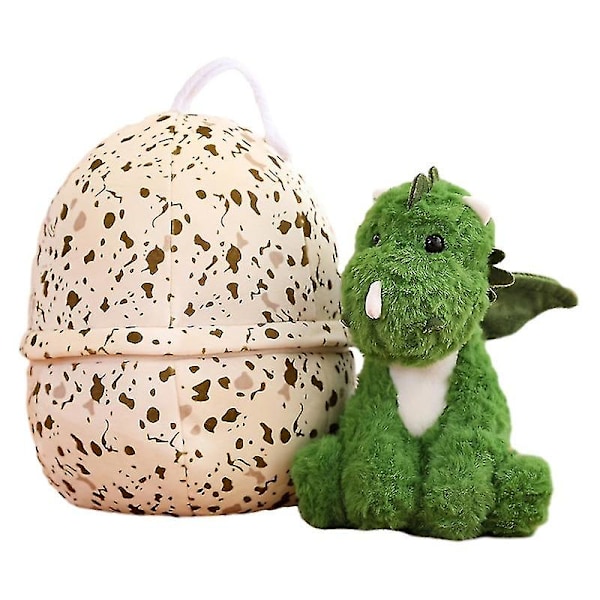 Disney 2-in-1 Dinosaur-pehmolelu - Pehmeä Dino Lohikäärmeen Munassa Tyynynukke 20cm dinosaur with 25cm egg