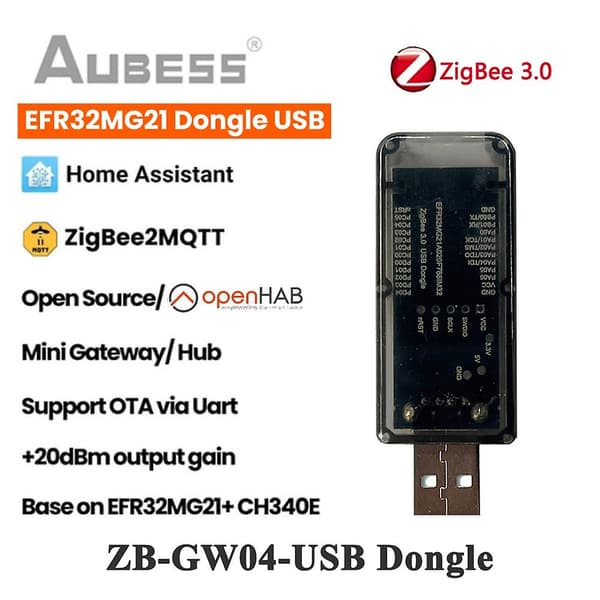 Zigbee 3.0 Silicon Labs Mini Efr32mg21 Universal Open Source Hub Gateway