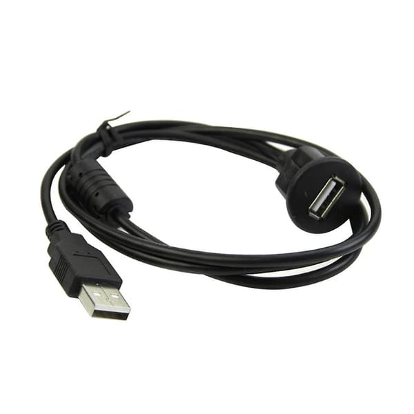 Usb 2.0 stikpanel forlængerkabel et han til et hun 100cm/200cm
