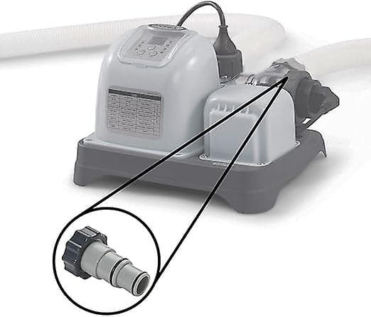 2-pack 2,8-tums Intex-ersättningsslangadapter för A-seriepumpar