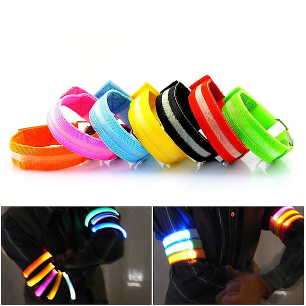 Uusi LED-valoarmband, USB-lataus, LED-valo, yöjuoksuarmband aikuisille