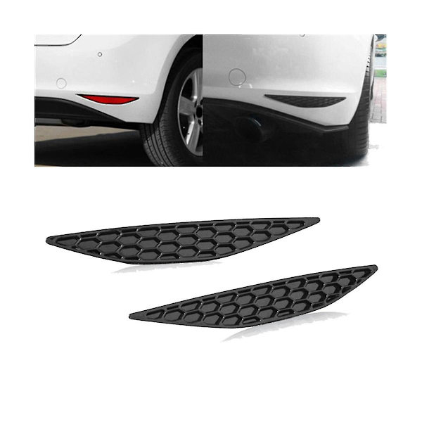 1 par Bakre Bar Bikake Reflektorkåpa Trim Styling för Golf 7 Mk7 2014-2018 Bakre Dimljusremsa