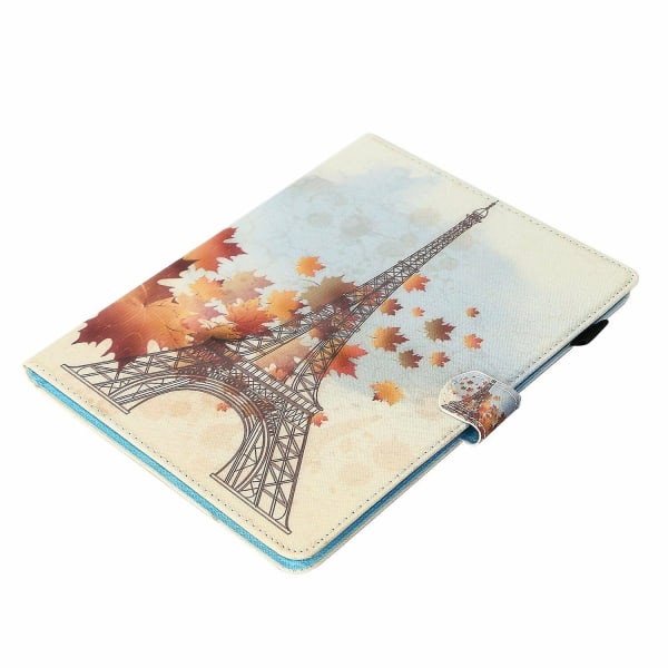 Eiffel Tower mønster Folio læder Smart Cover etui til Apple iPad 4