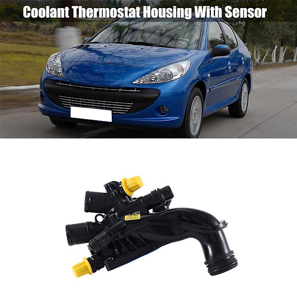 9808647180 Termostatkåpa för bilkylning för 208 3008 5008 Ds3 Ds4 Ds5 C4 1.6 Thp
