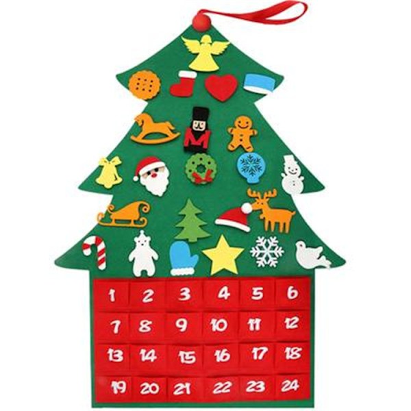 Calendar Kids Christmas Calendar Christmas Tree Calendar Christmas Countdown Calendar