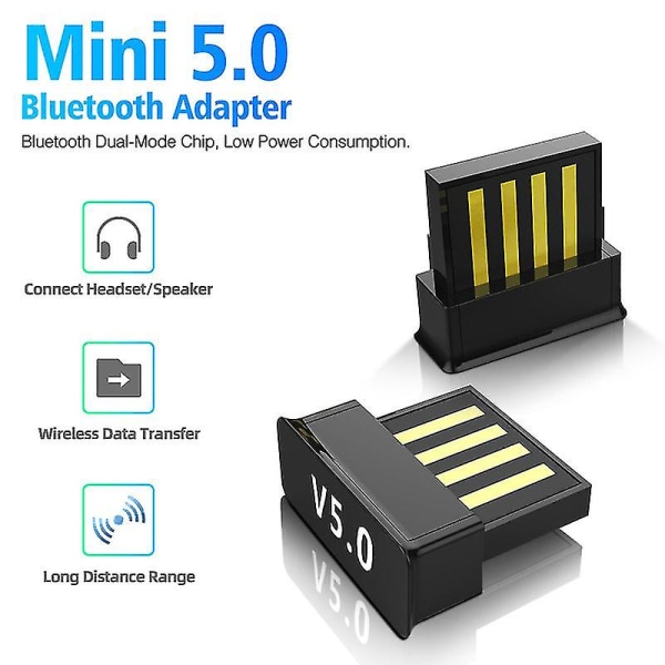USB trådlösa Bluetooth sändare 5.0 för datorljudmottagare