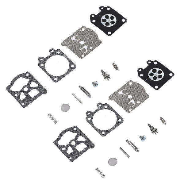 2 sett forgasserreparasjonssett erstatning passer for Stihl 026 Ms260 024 Ms240 Ms210 Ms230 Ms250 Fs85 Fs86 Fs88