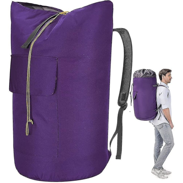 Laundry Backpack Bag, 115l Extra Large Laundry Bag With Straps, Heavy Duty