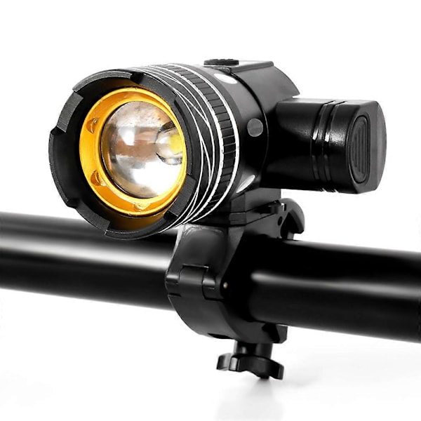 5000mAh LED Sykkellys Oppladbar Lampe MTB Sykkel Hodelykt Sykling Lommelykt For Sykkel Lanterne Sykkel Forlykt only front light