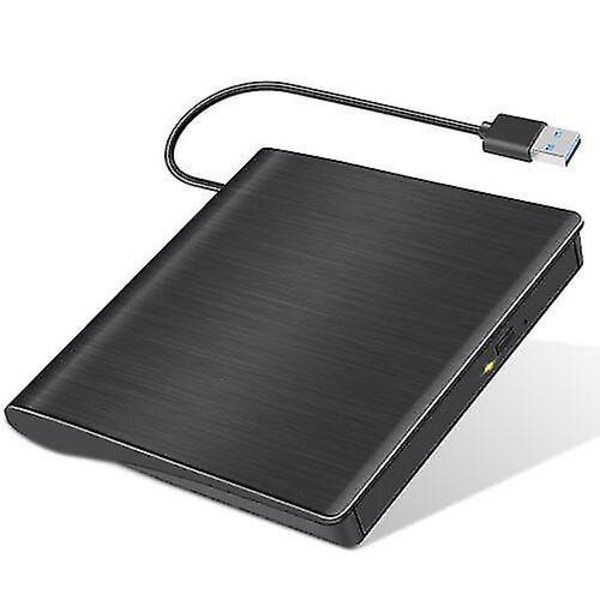 Usb External Dvd Cd Hard Disc Burner Player Reader Optical Drive For Pc Laptop